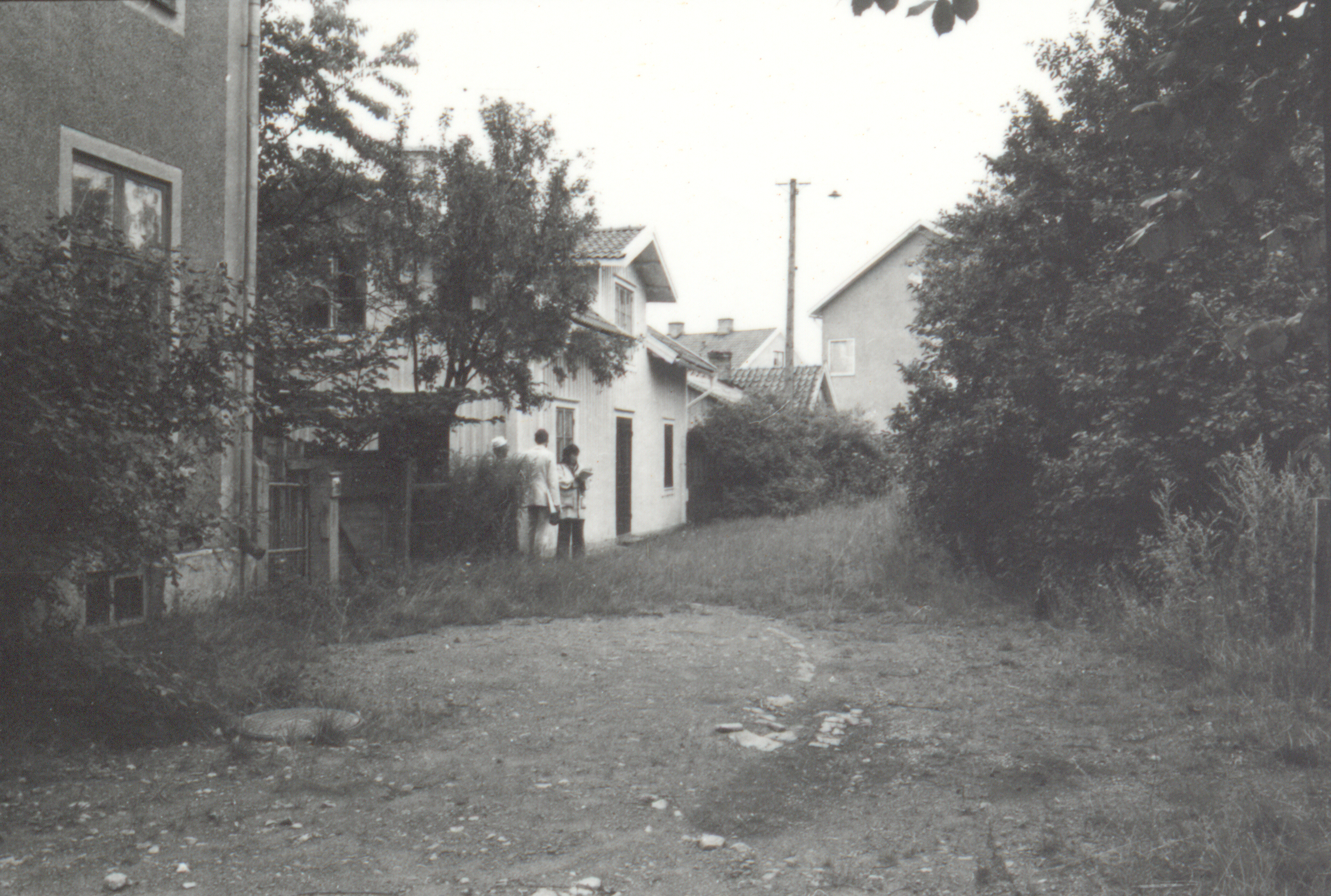 Gamla Stensögatan mot Margaretaplan<br>Foto: Kerstin Haglund 1978. Bild från Kalmar läns museum.